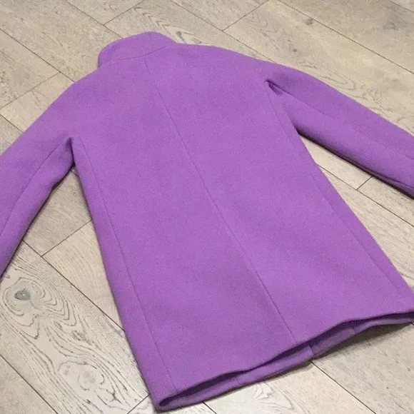 Woman’s J. Crew purpleItalian Stadium Cloth by Nelly Gorilla. Size 2. Like new! - Picture 7 of 7